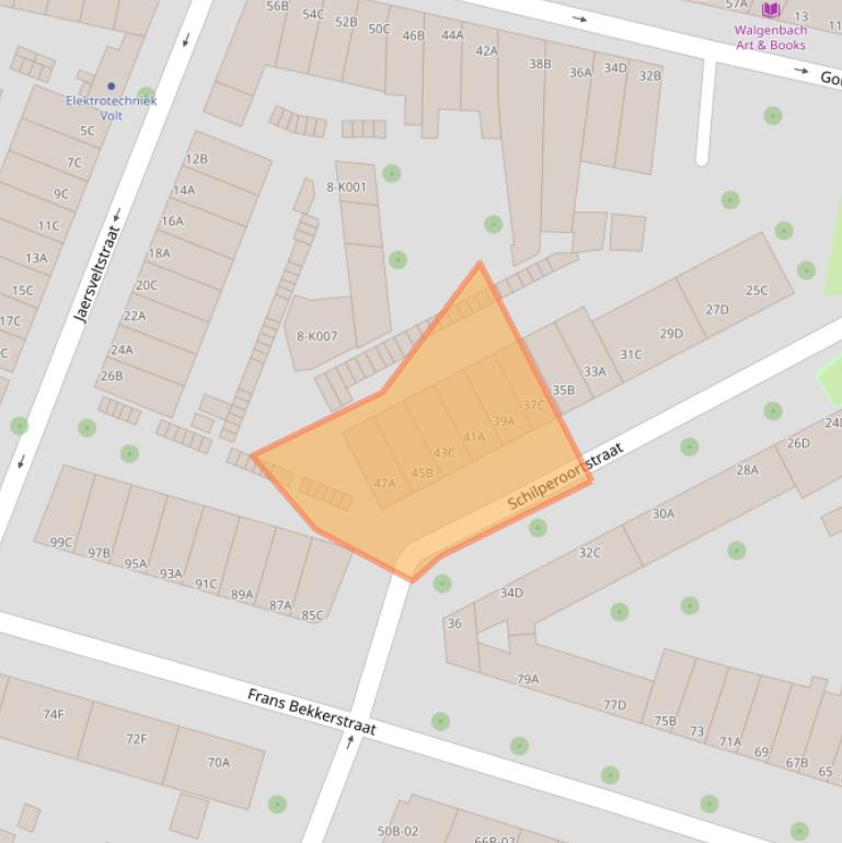 Kaart van postcodegebied 3082SP.