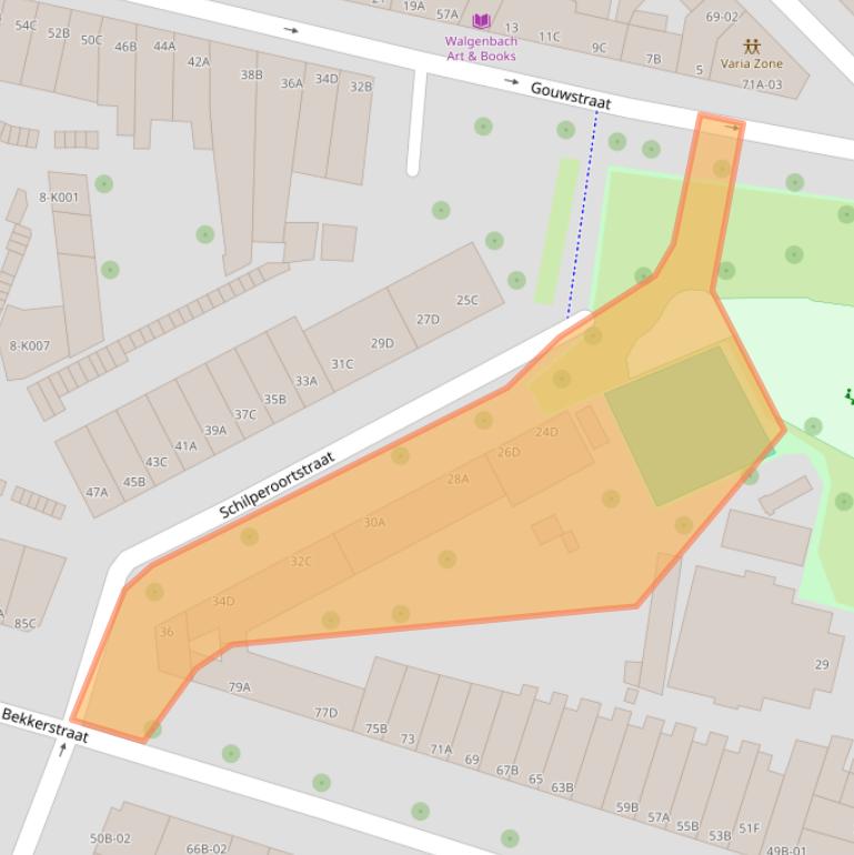 Kaart van postcodegebied 3082SV.
