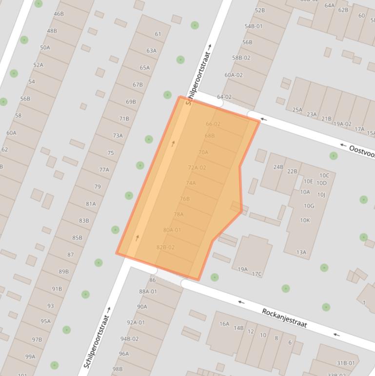 Kaart van postcodegebied 3082SX.