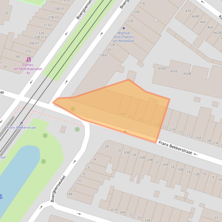 Kaart van postcodegebied 3082TG.