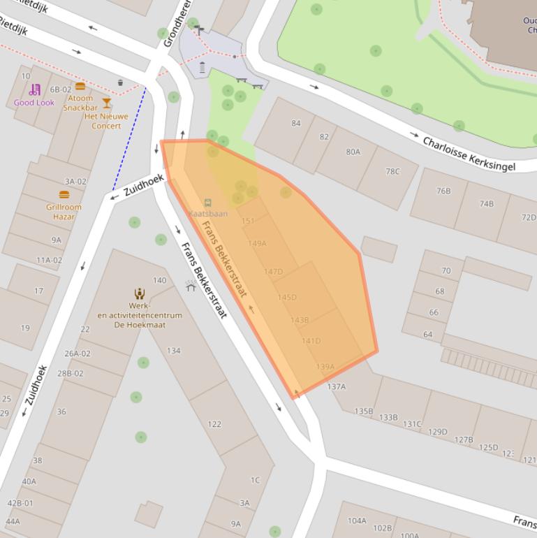 Kaart van postcodegebied 3082TP.