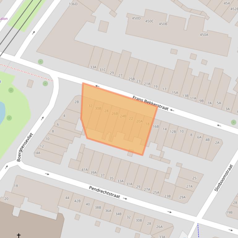 Kaart van postcodegebied 3082TS.