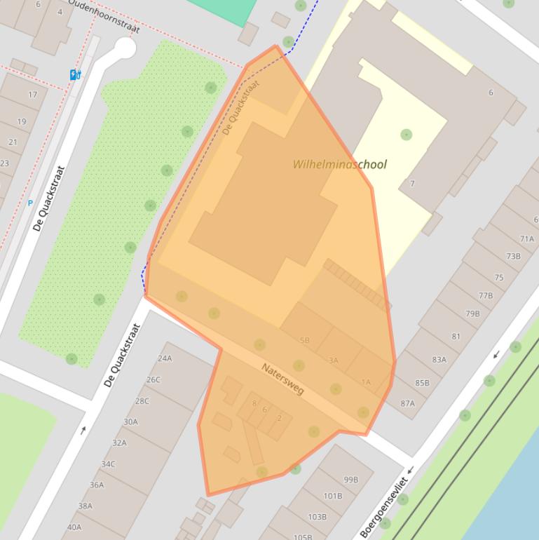 Kaart van postcodegebied 3082VA.