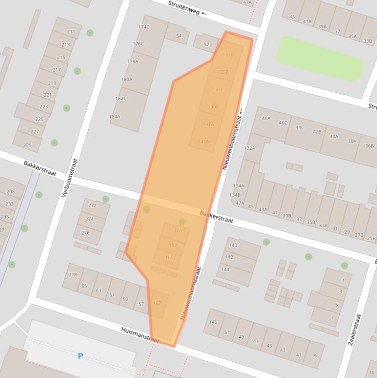 Kaart van postcodegebied 3082VG.