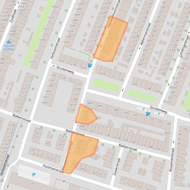 Kaart van postcodegebied 3082VM.