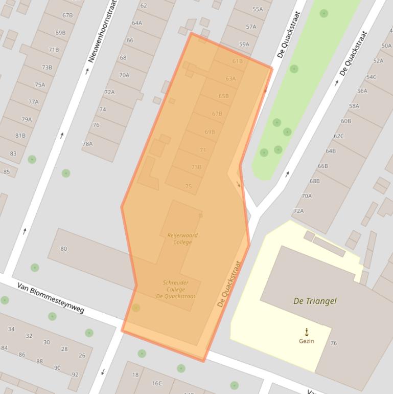 Kaart van postcodegebied 3082VS.