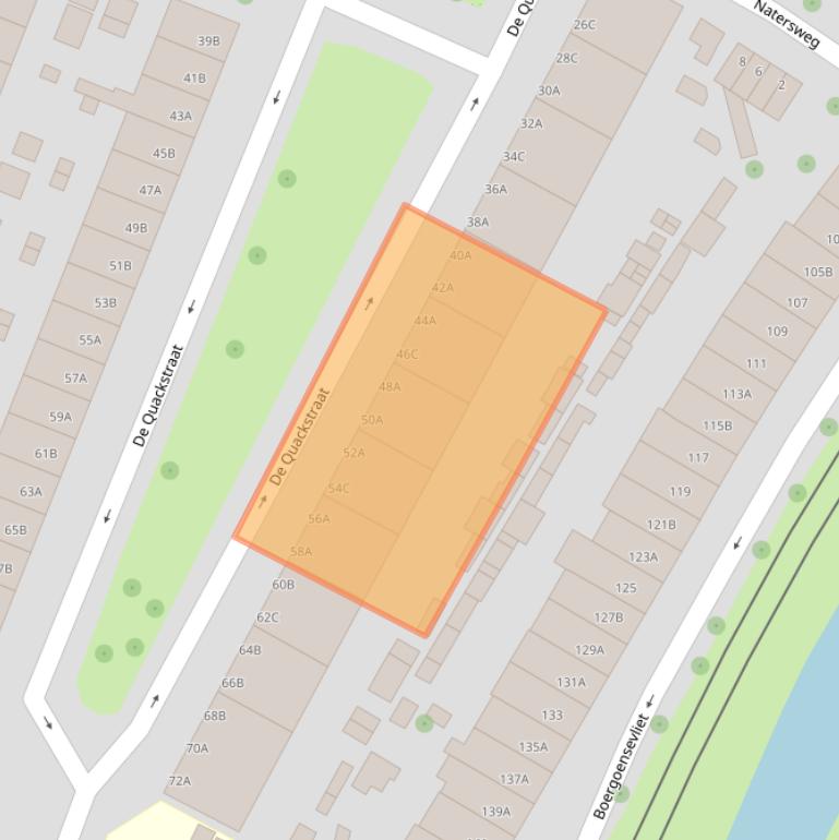 Kaart van postcodegebied 3082VV.