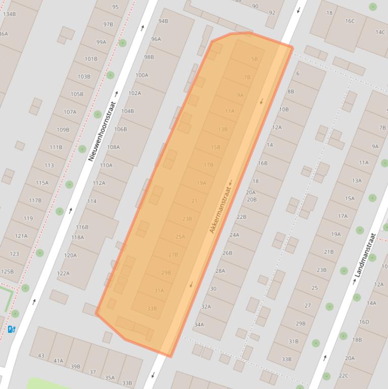 Kaart van postcodegebied 3082WB.