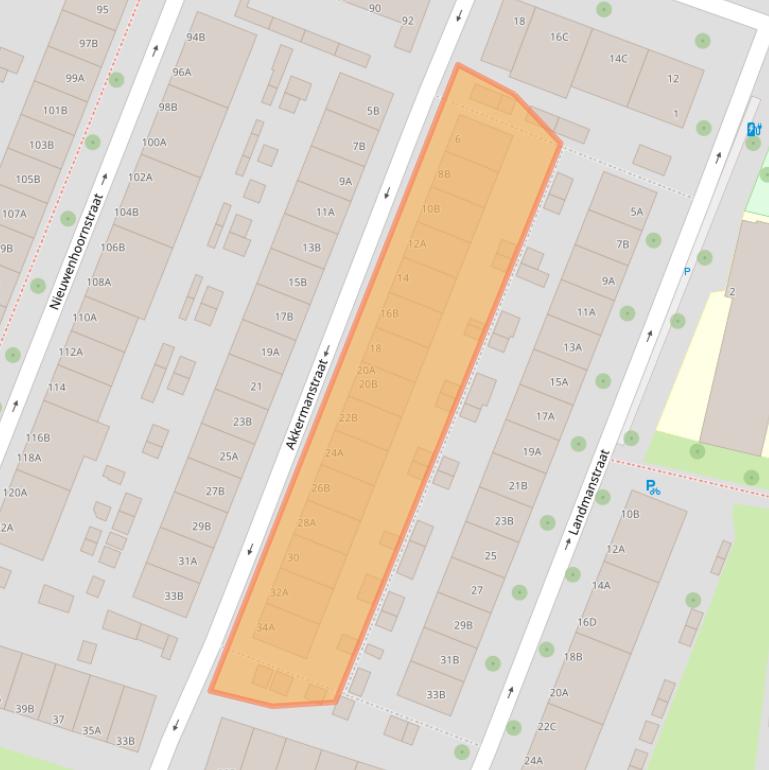 Kaart van postcodegebied 3082WC.