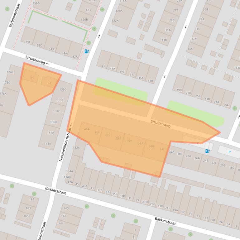 Kaart van postcodegebied 3082WX.