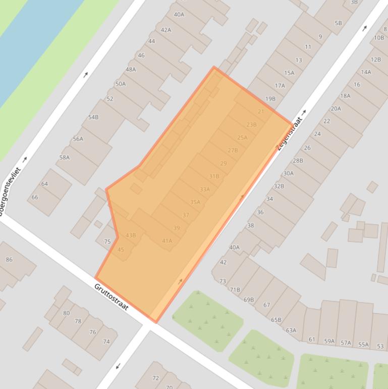 Kaart van postcodegebied 3082XN.