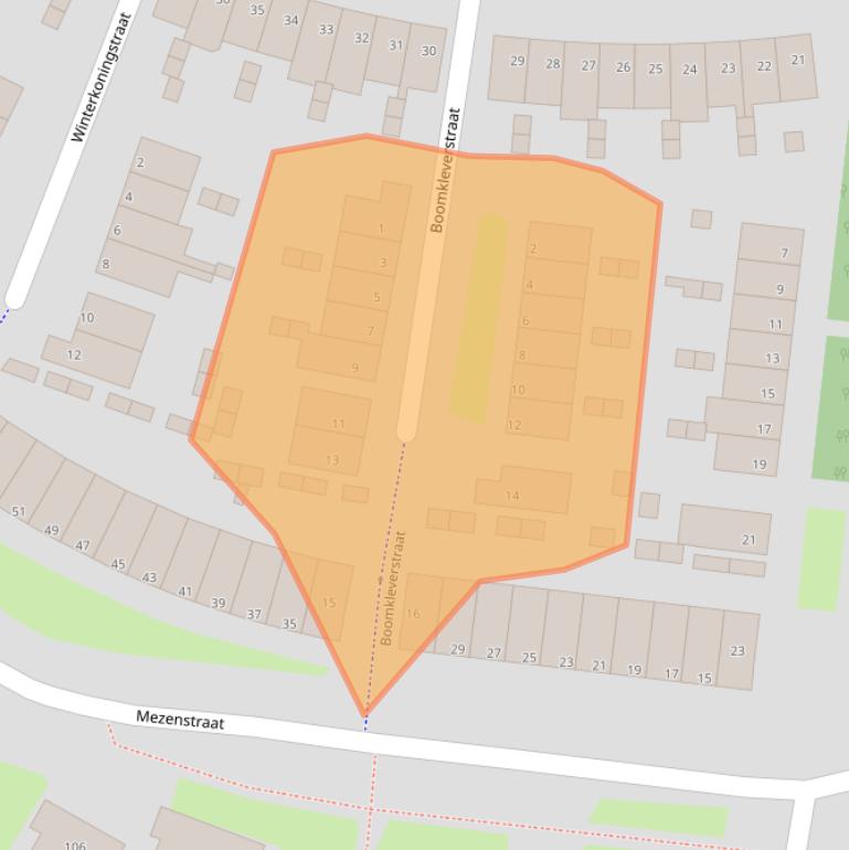 Kaart van postcodegebied 3082ZL.