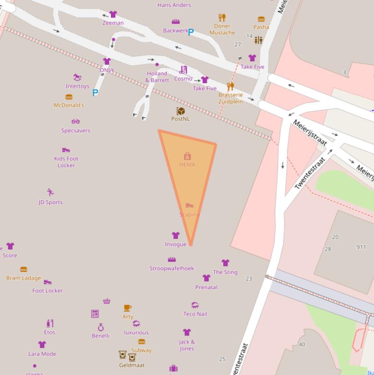 Kaart van postcodegebied 3083BG.