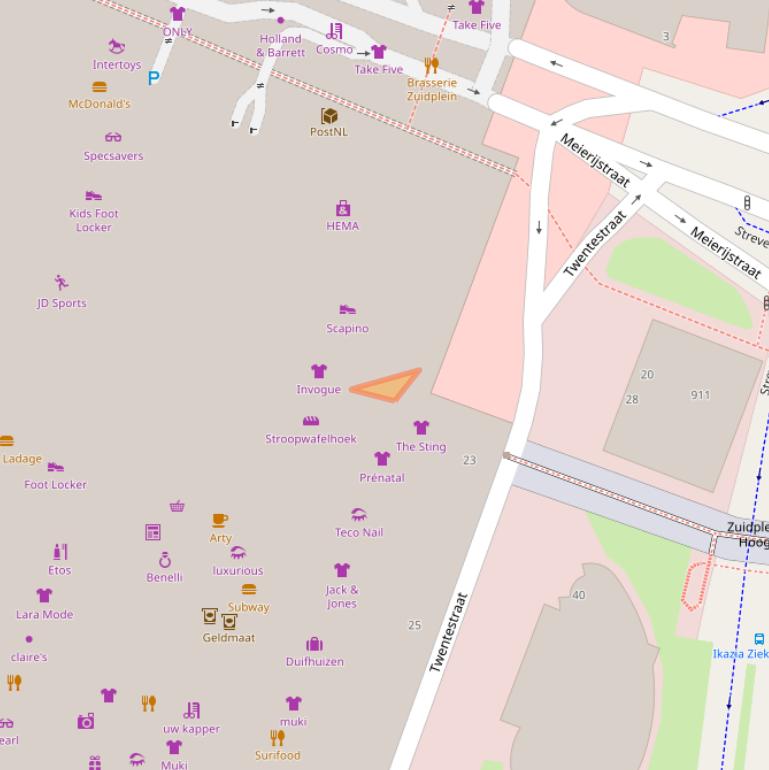 Kaart van postcodegebied 3083BJ.