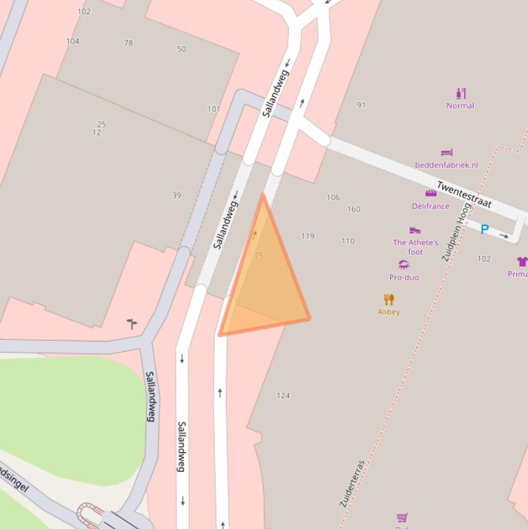 Kaart van postcodegebied 3083BX.