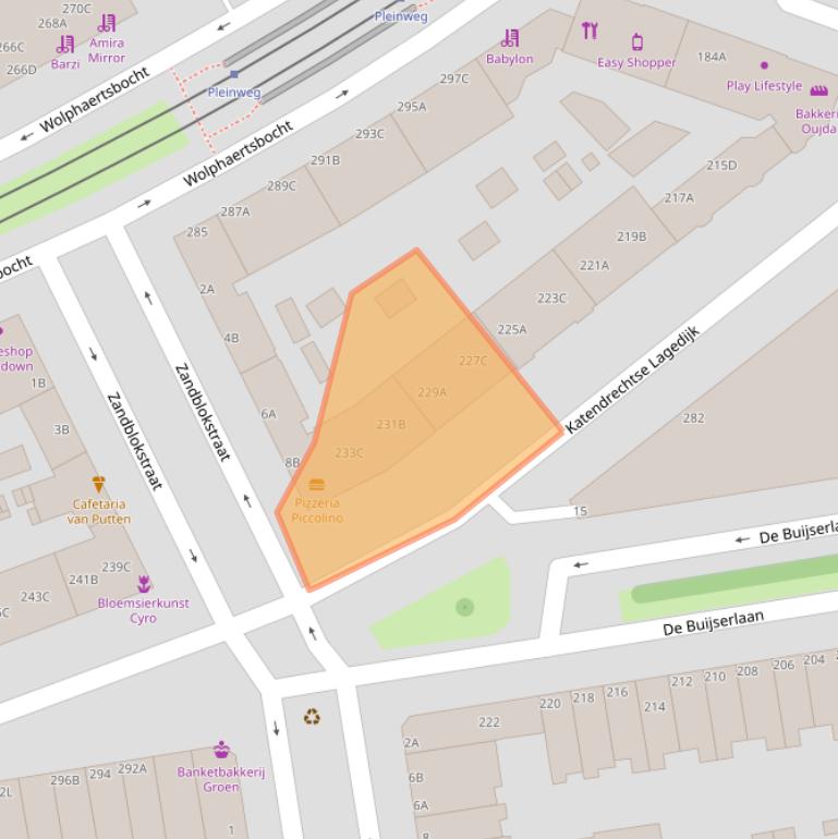 Kaart van postcodegebied 3083GC.