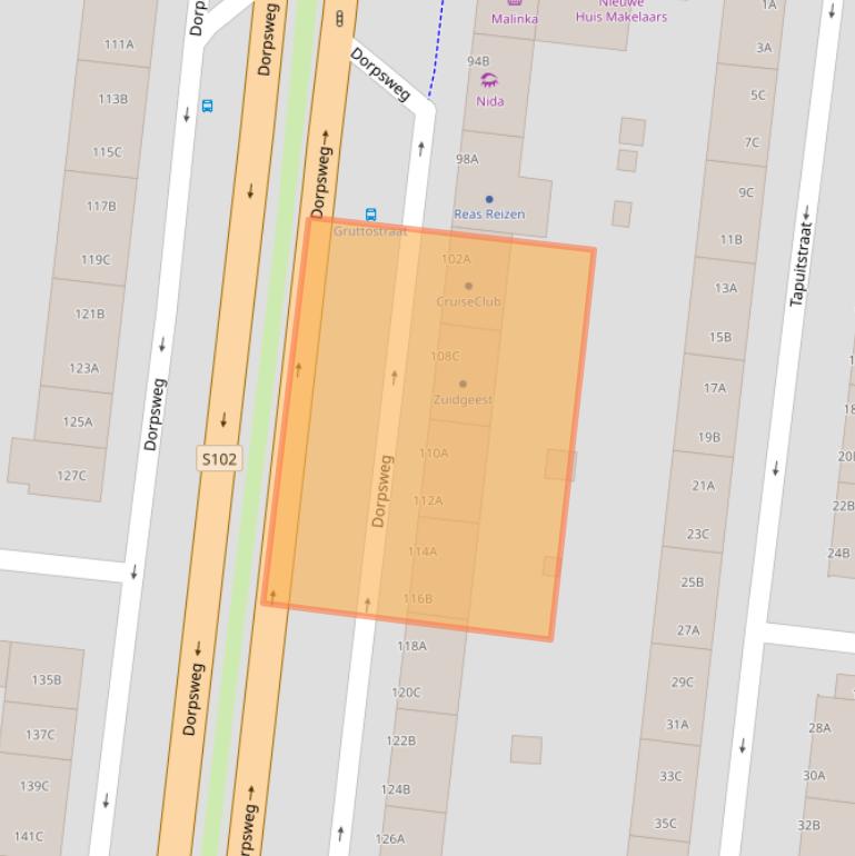 Kaart van postcodegebied 3083LG.