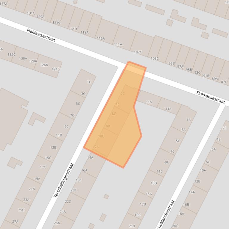 Kaart van postcodegebied 3083PL.