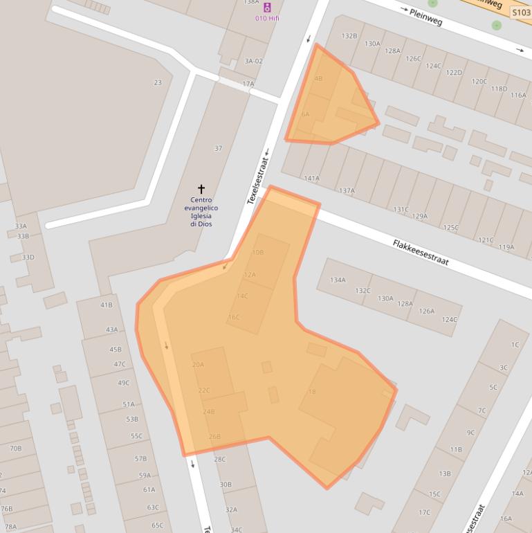 Kaart van postcodegebied 3083PW.