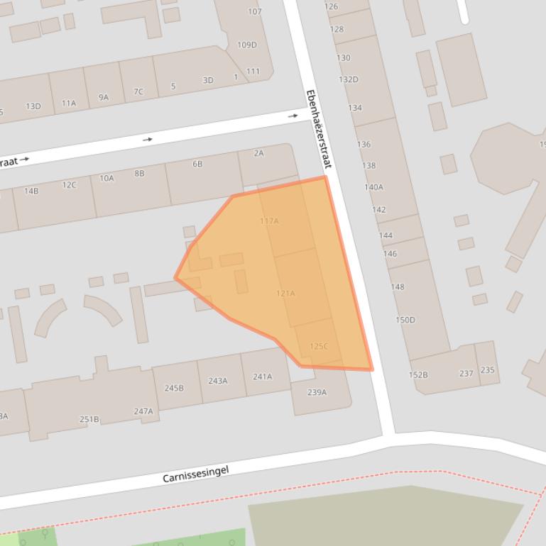 Kaart van postcodegebied 3083RM.