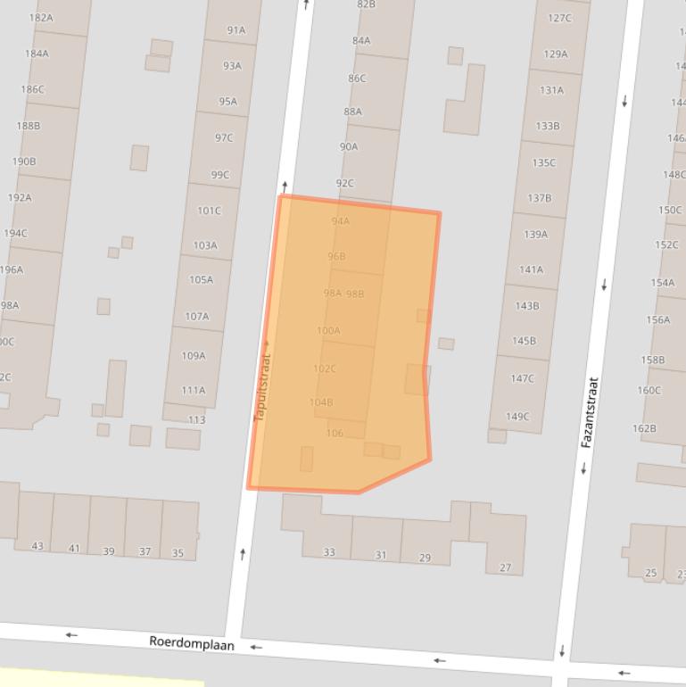 Kaart van postcodegebied 3083WX.