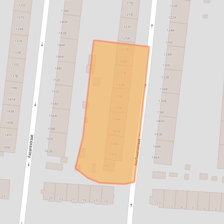 Kaart van postcodegebied 3083XM.