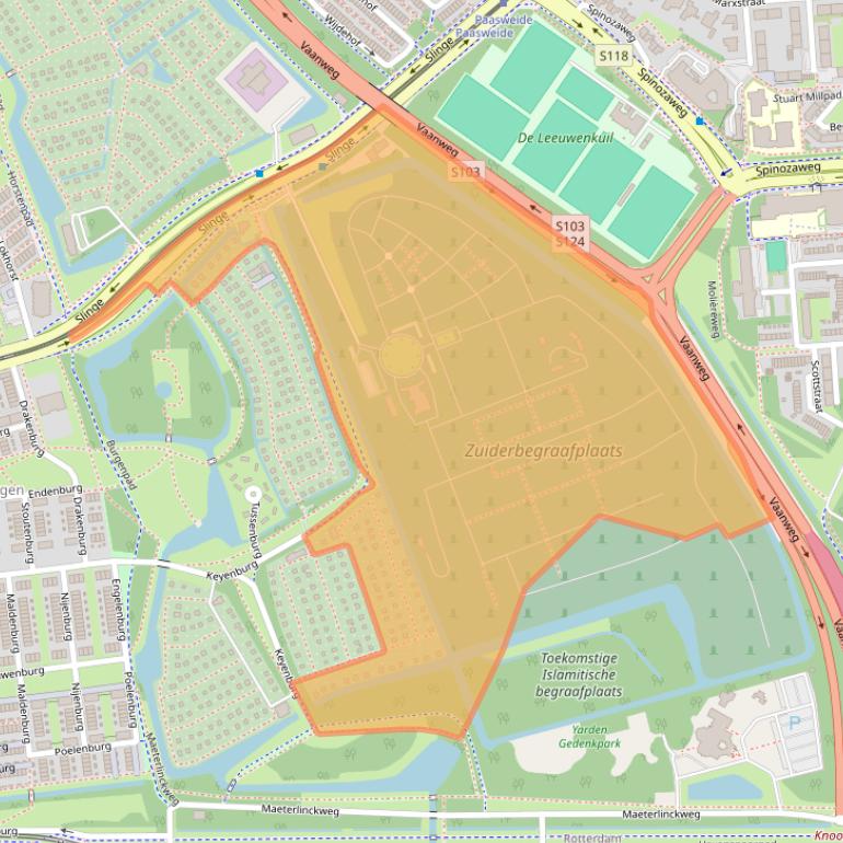 Kaart van postcodegebied 3084EB.