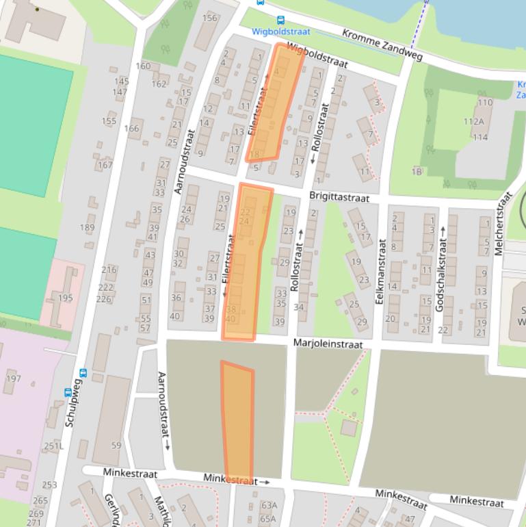 Kaart van postcodegebied 3084PH.