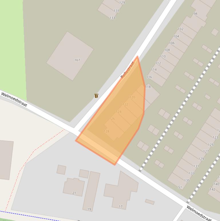 Kaart van postcodegebied 3084PR.