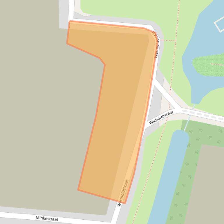 Kaart van postcodegebied 3084RR.