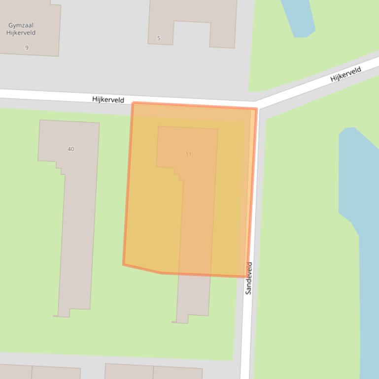 Kaart van postcodegebied 3085BN.