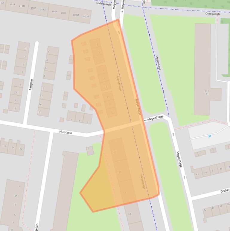 Kaart van postcodegebied 3085CE.