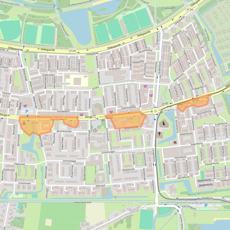Kaart van postcodegebied 3085EW.