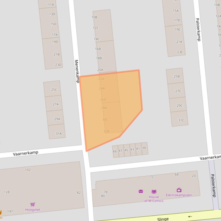 Kaart van postcodegebied 3085GH.