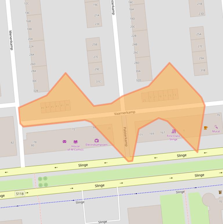 Kaart van postcodegebied 3085GW.