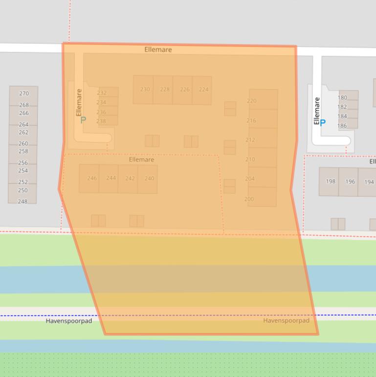 Kaart van postcodegebied 3085JX.