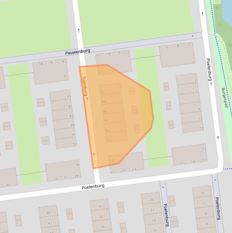 Kaart van postcodegebied 3085KP.