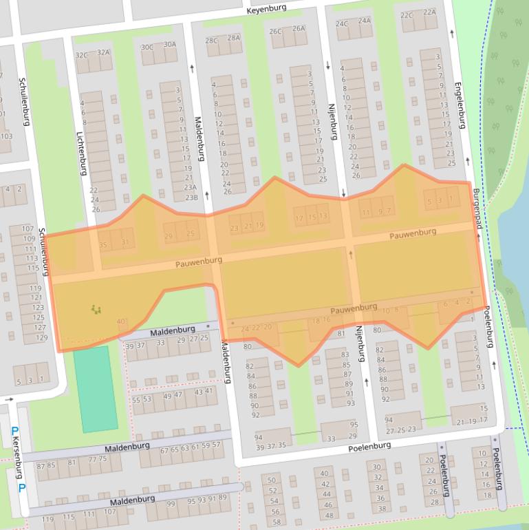 Kaart van postcodegebied 3085KR.