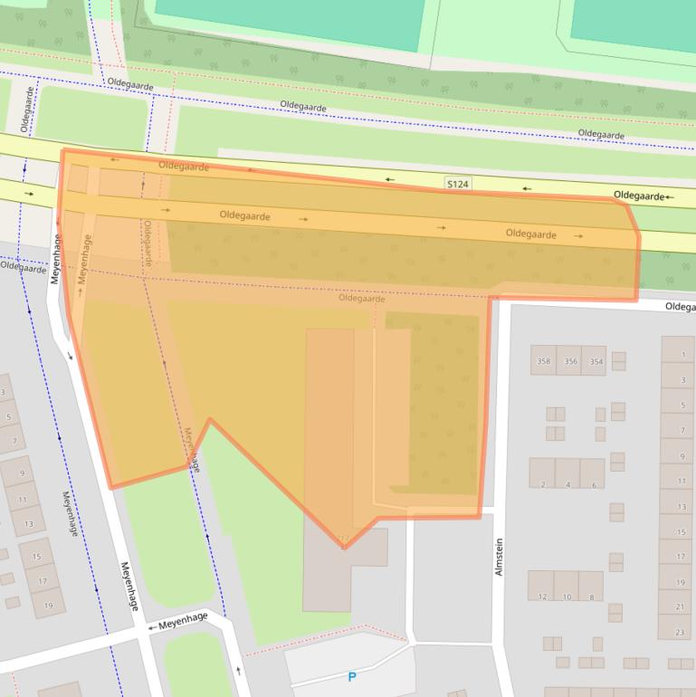 Kaart van postcodegebied 3085NB.