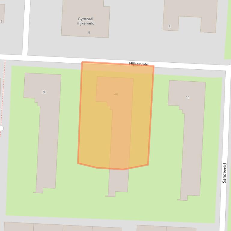 Kaart van postcodegebied 3085PB.