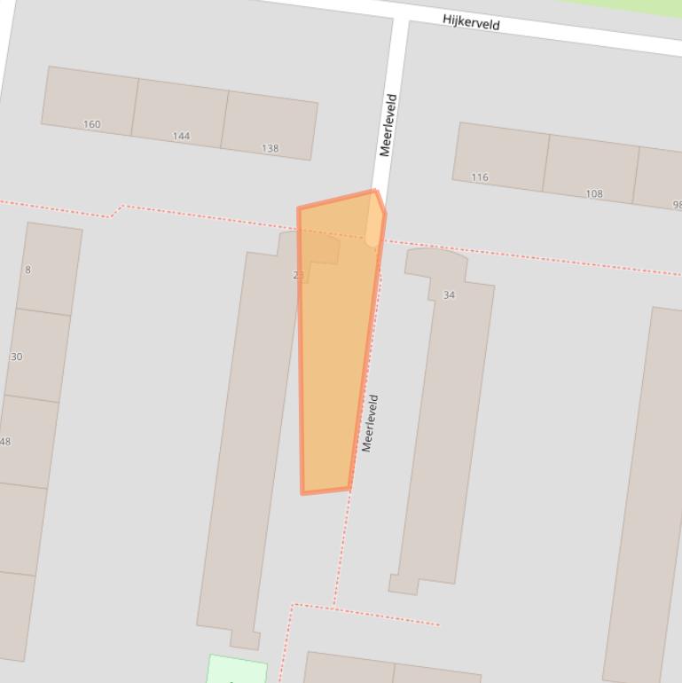 Kaart van postcodegebied 3085PE.