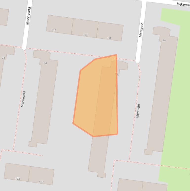 Kaart van postcodegebied 3085PK.