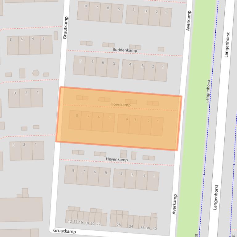 Kaart van postcodegebied 3085SP.