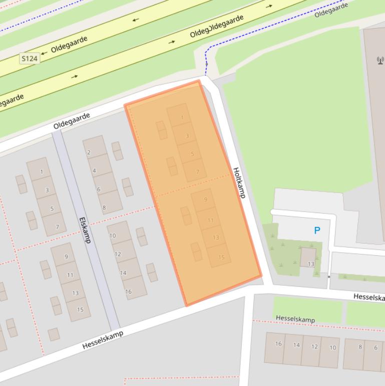 Kaart van postcodegebied 3085SR.