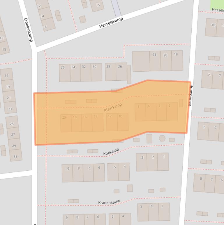 Kaart van postcodegebied 3085ST.