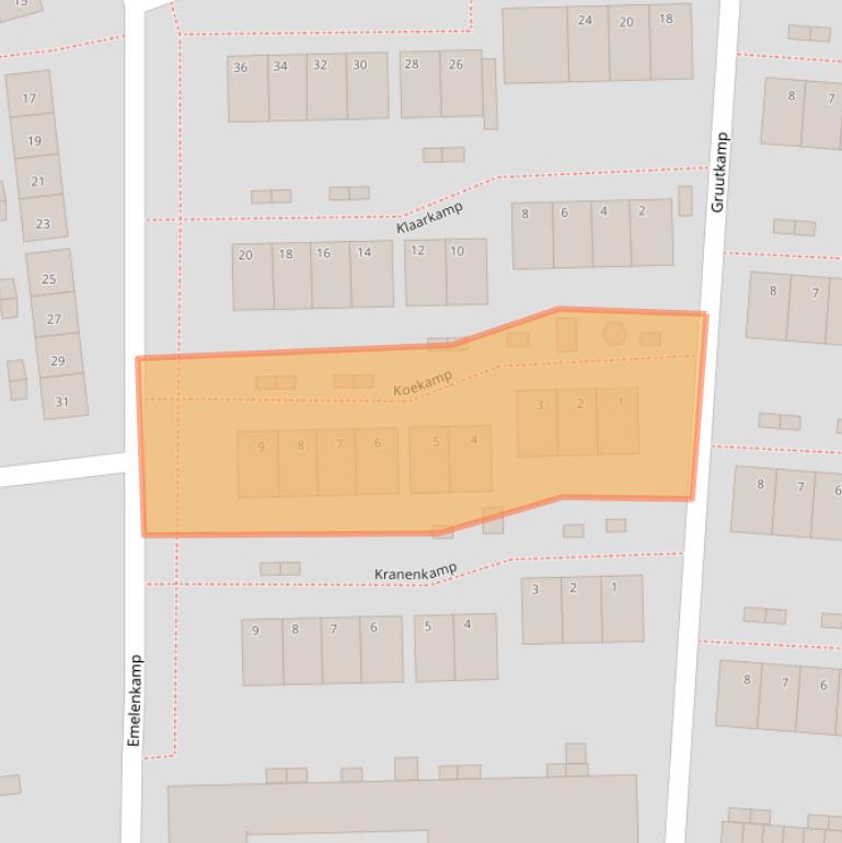 Kaart van postcodegebied 3085SV.