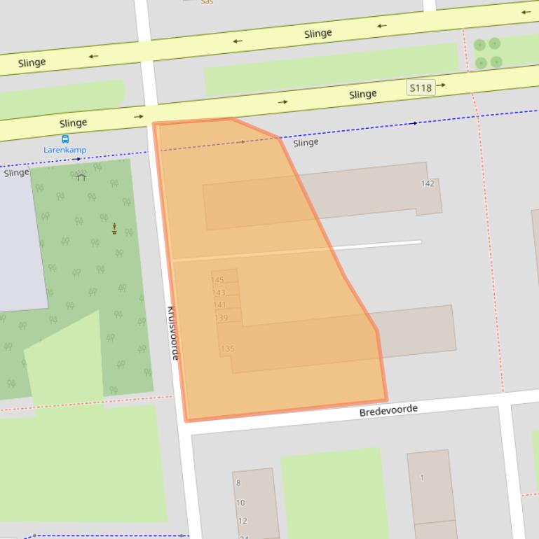 Kaart van postcodegebied 3085TB.