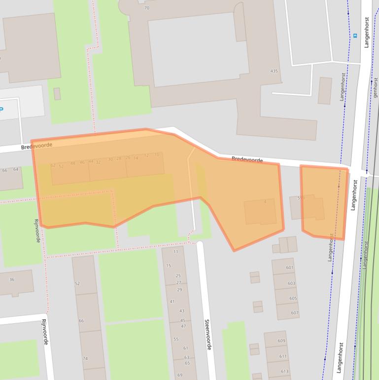 Kaart van postcodegebied 3085TC.