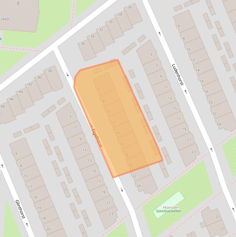 Kaart van postcodegebied 3085VD.