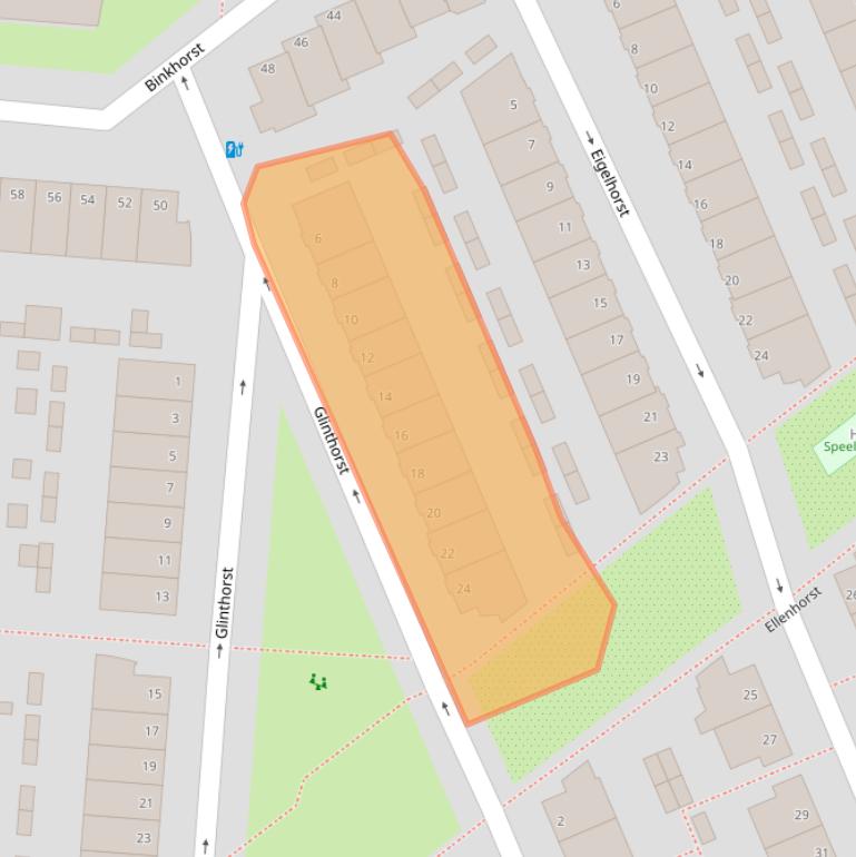 Kaart van postcodegebied 3085VJ.